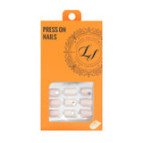 LASHIDOL Press On Magic Nails Pink Diamond LI-TPUN-QL-3#-YSK 24 -C-20232
