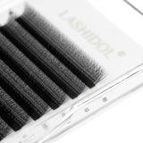 LASHIDOL-W Eyelash Extension 3D Volume Premade Fan 8-15mm Matte Black Cluster