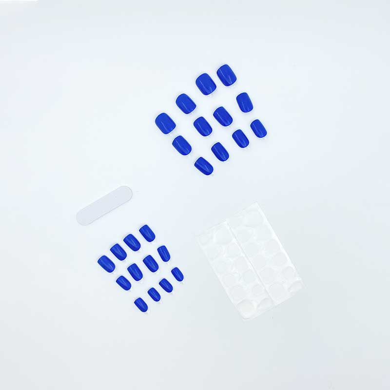 LASHIDOL Press On Magic Nails Klein Blue