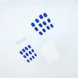 LASHIDOL Press On Magic Nails Klein Blue