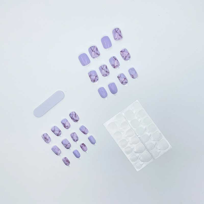 LASHIDOL Press On Magic Nails Lavender