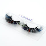 LASHIDOL Colored False Eyelashes Russian Volume lashes*1 Pair“LNMKH-SF-20-30”